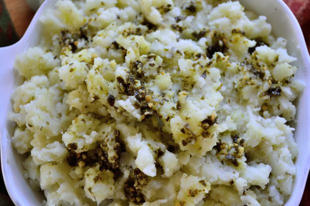 Pesto Cauliflower & Potato Mash | Life Healthfully Lived